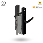 UNITY SLIM SMART LOCK 60BS 4PT ST - ALU RETROFIT NO RODS BLACK